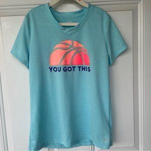 •DSG• V-Neck Basketball Shirt - Size Medium (10-12)